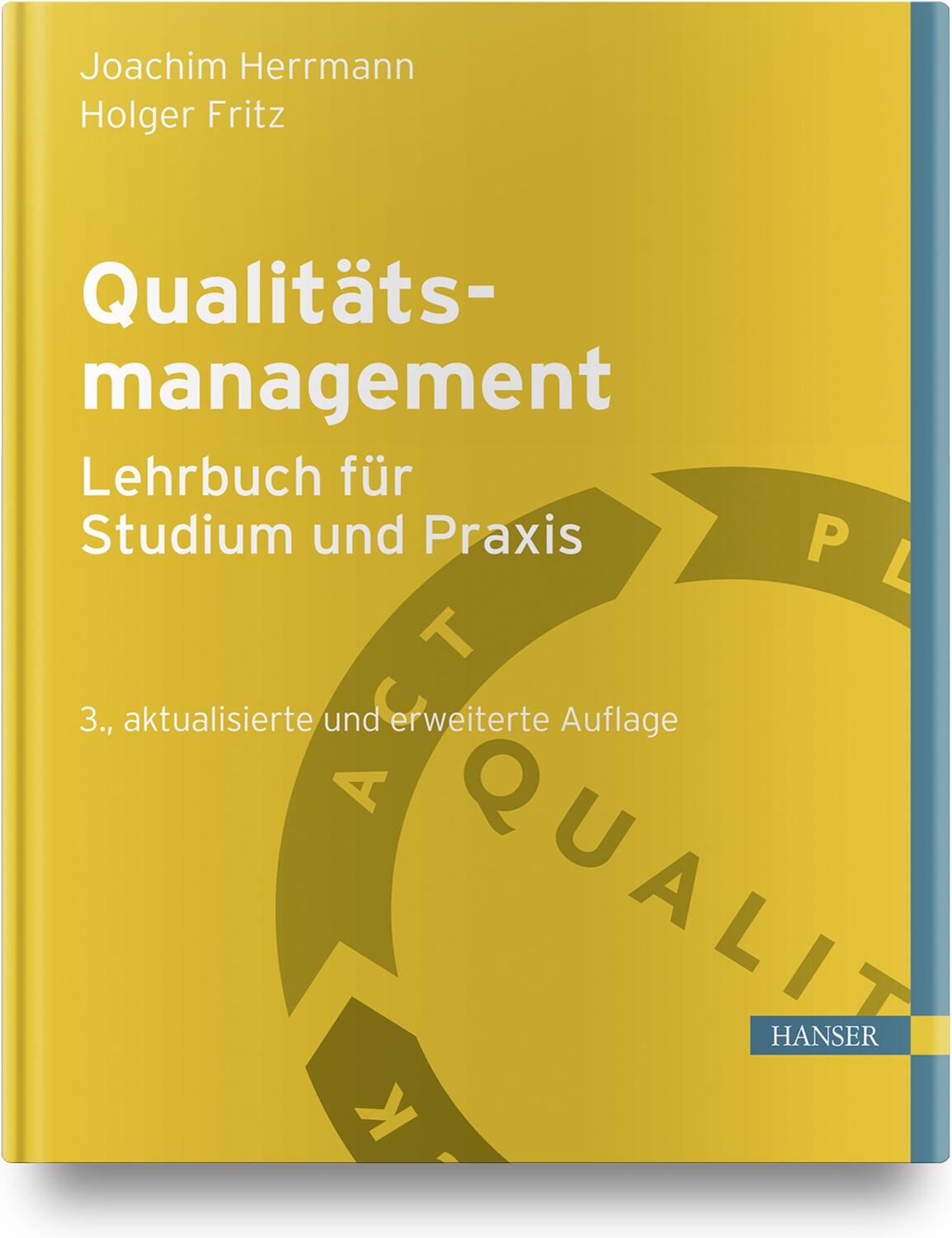 Cover: 9783446462946 | Qualitätsmanagement - Lehrbuch für Studium und Praxis | Buch | Deutsch
