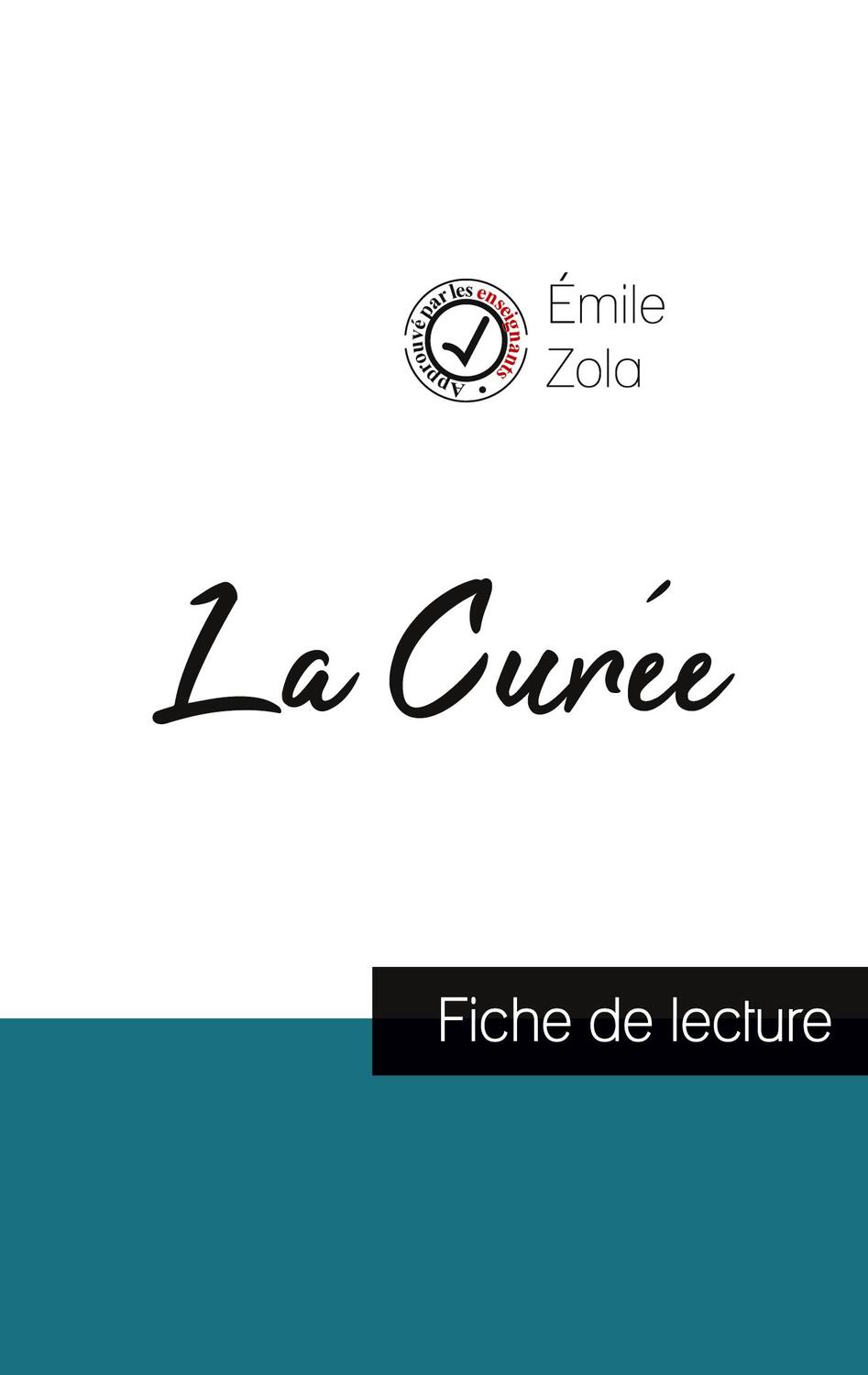 Cover: 9782759310852 | La Curée de Émile Zola (fiche de lecture et analyse complète de...