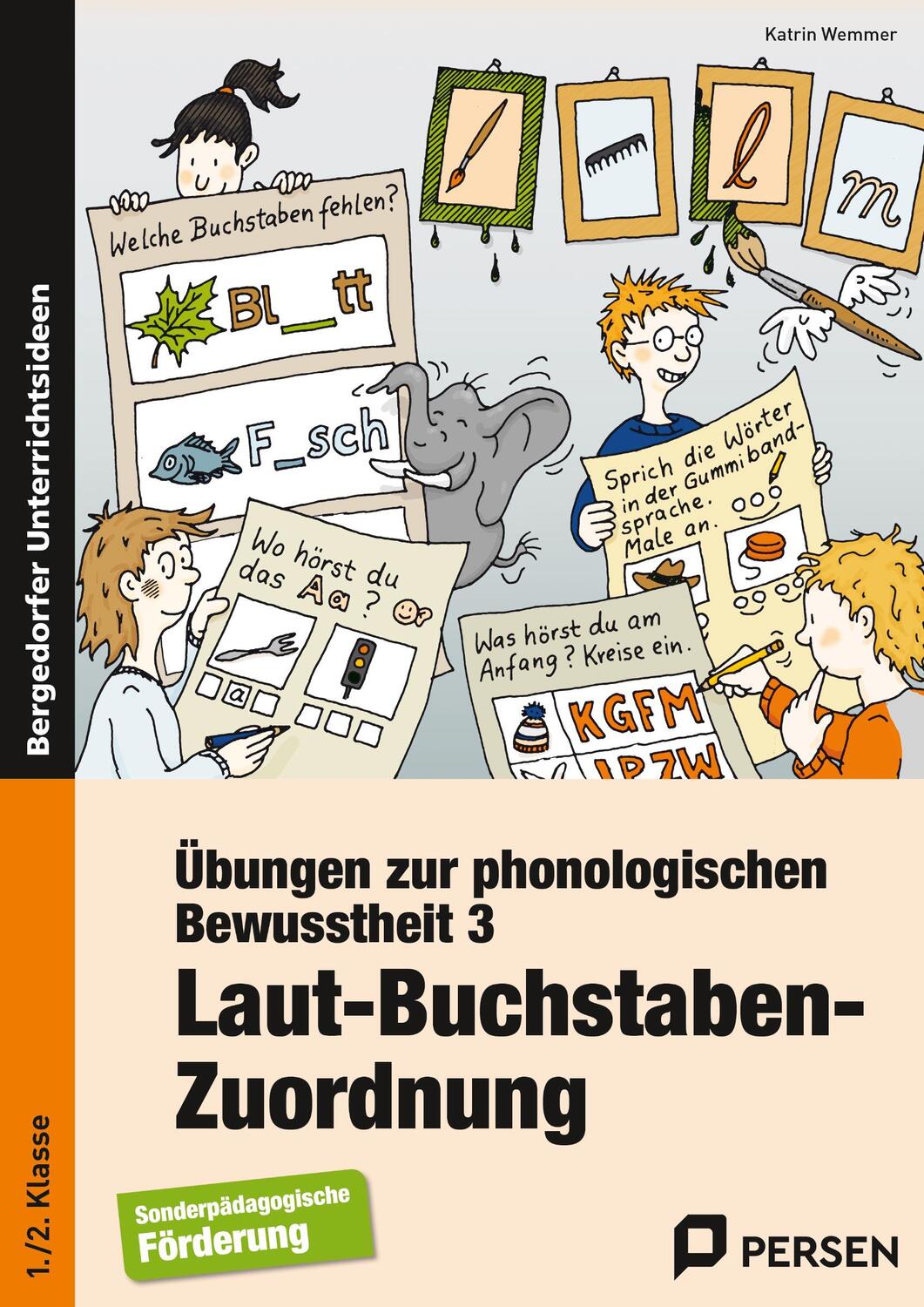 Cover: 9783834433169 | Übungen zur phonologischen Bewusstheit 3 | Katrin Wemmer | Taschenbuch