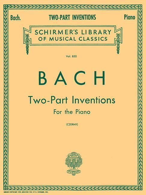 Cover: 9780793551224 | 15 Two-Part Inventions: 15 Two-Part Inventions (Czerny) Schirmer...