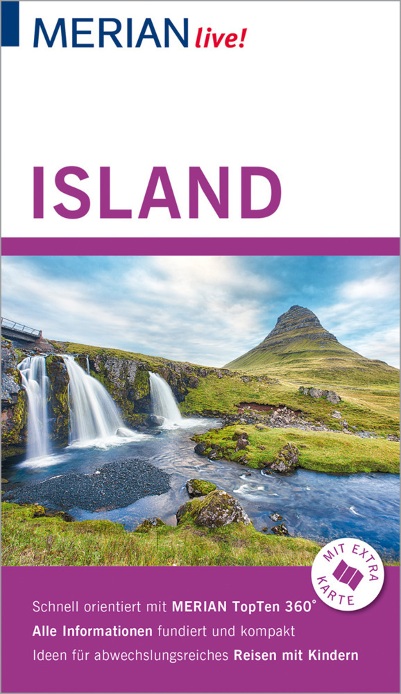 Cover: 9783834226044 | MERIAN live! Reiseführer Island | Mit Extra-Karte zum Herausnehmen