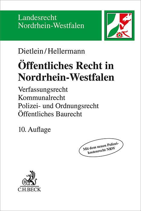 Cover: 9783406819209 | Öffentliches Recht in Nordrhein-Westfalen | Johannes Dietlein (u. a.)