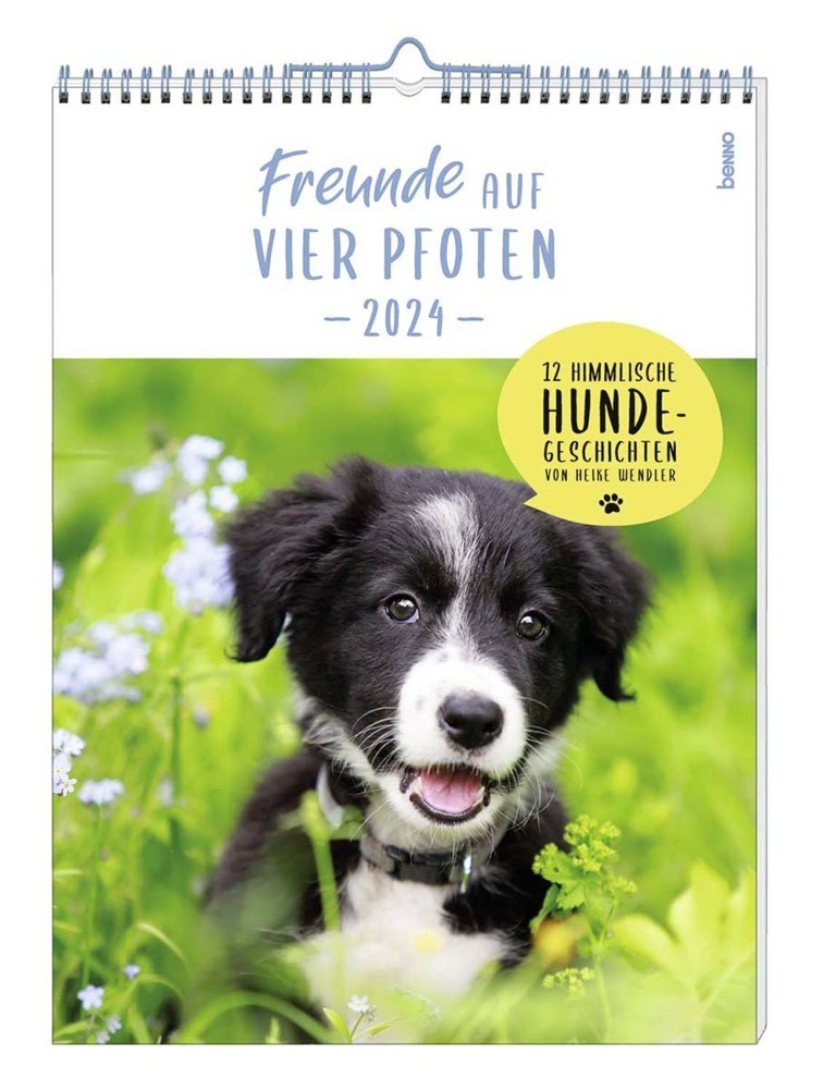 Cover: 9783746263335 | Freunde auf vier Pfoten 2024 | 12 himmlische Hunde-Geschichten | 24 S.