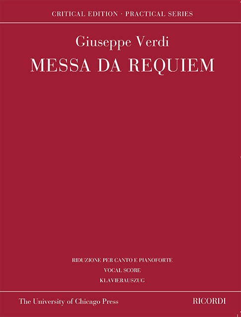 Cover: 9790041413549 | Messa da Requiem | Giuseppe Verdi | Klavierauszug | 2015 | Ricordi