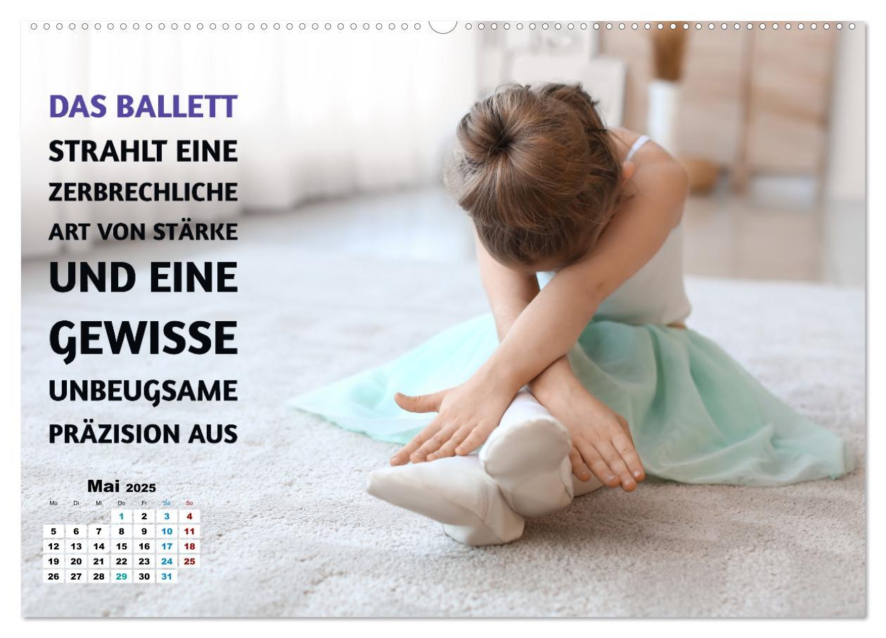 Bild: 9783383891625 | Ballett mit einem Hauch Poesie (Wandkalender 2025 DIN A2 quer),...