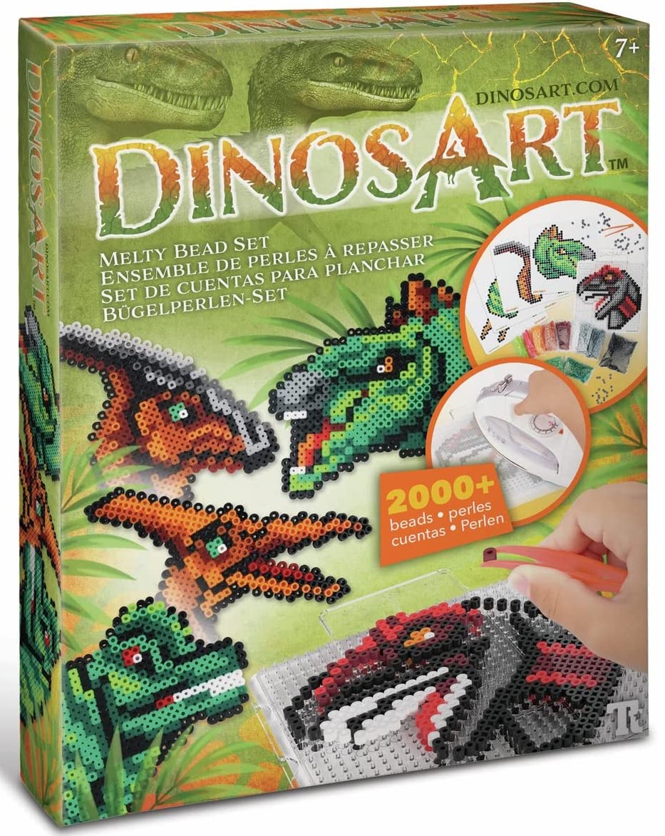 Cover: 694704150552 | Tween Team DA15055 - DinosArt Bügelperlen-Set, 2000+ Stück und Zubehör