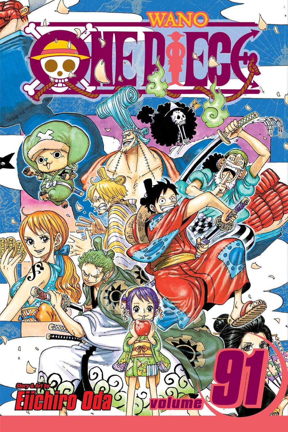 Cover: 9781974707010 | One Piece, Vol. 91 | Adventure in the Land of Samurai | Eiichiro Oda