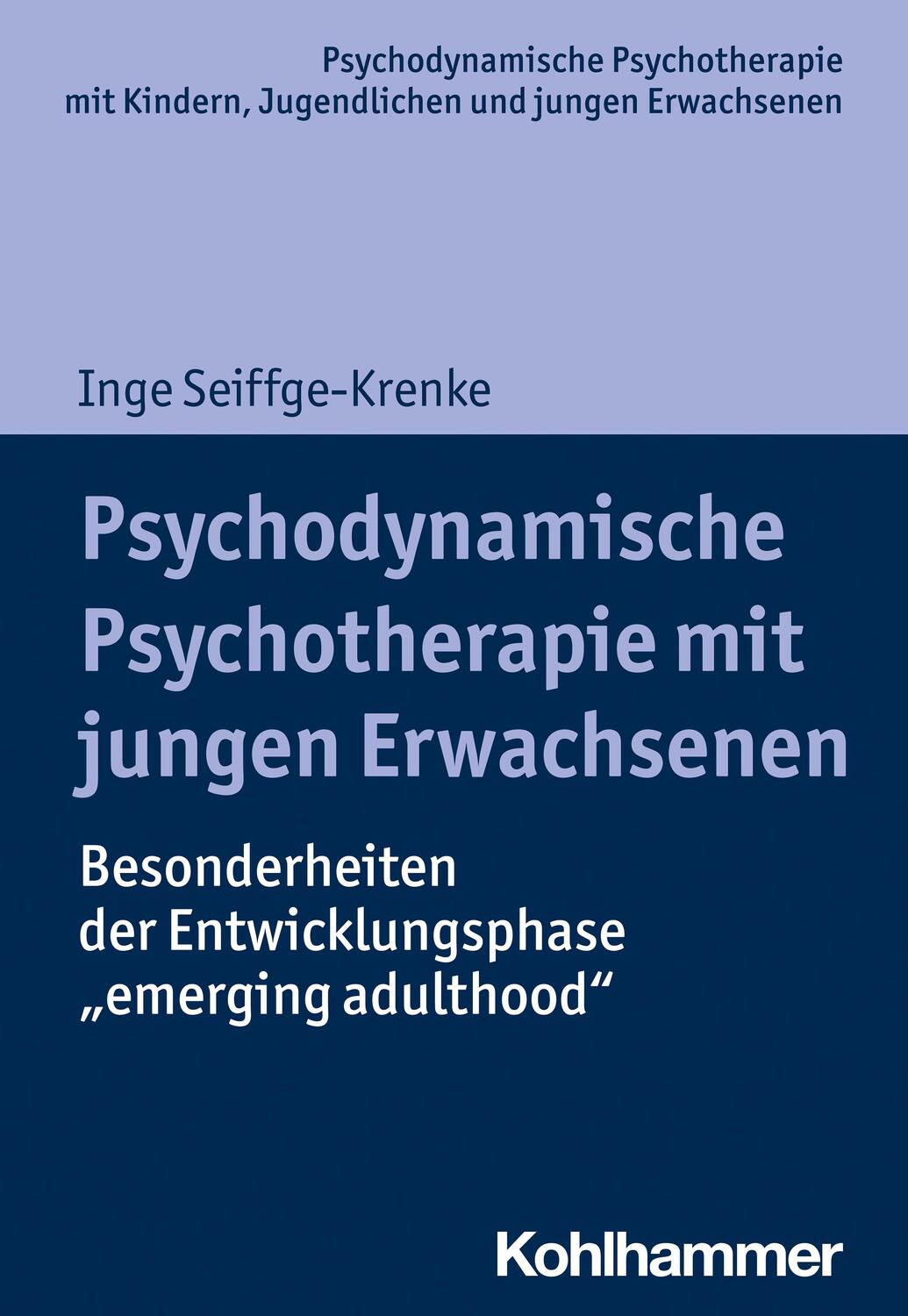 Cover: 9783170403628 | Psychodynamische Psychotherapie mit jungen Erwachsenen | Taschenbuch