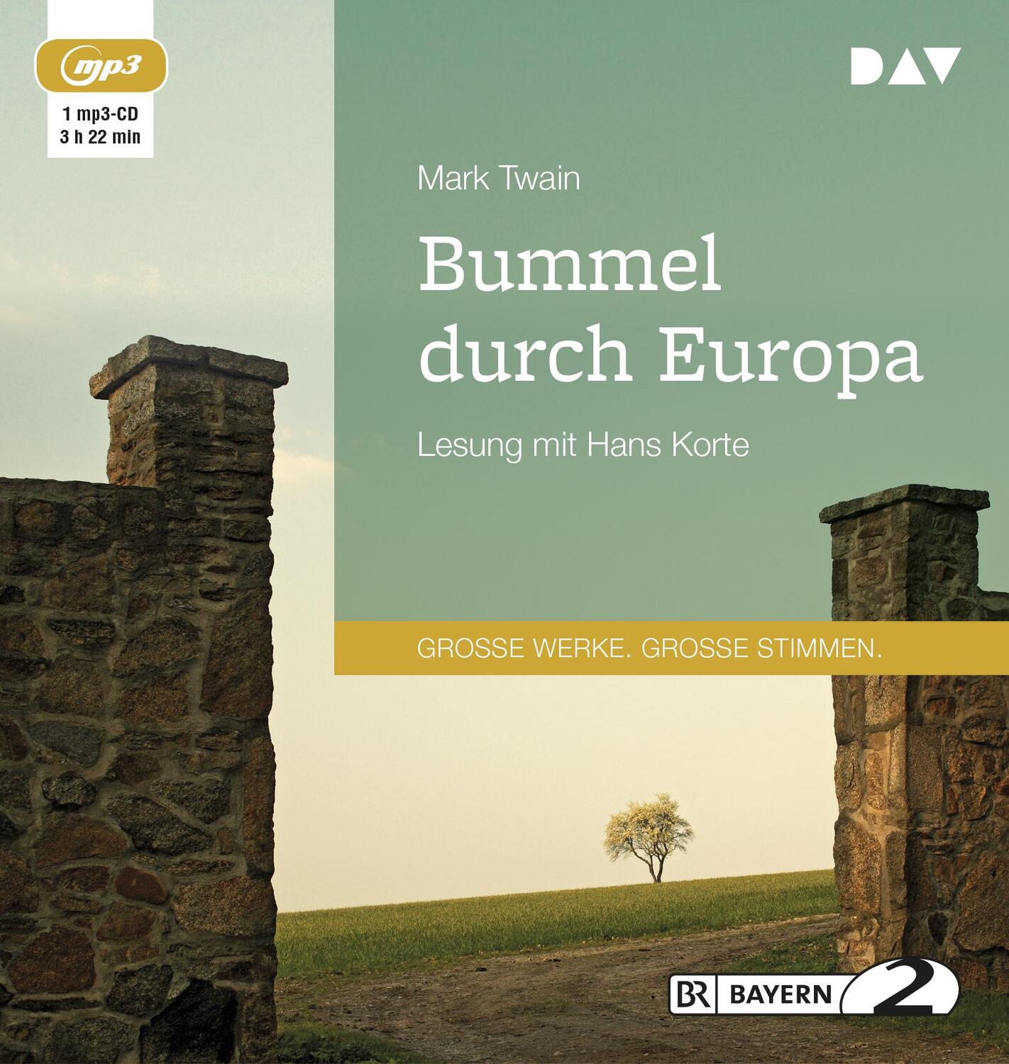 Cover: 9783742406989 | Bummel durch Europa | Lesung mit Hans Korte | Mark Twain | MP3 | 2018