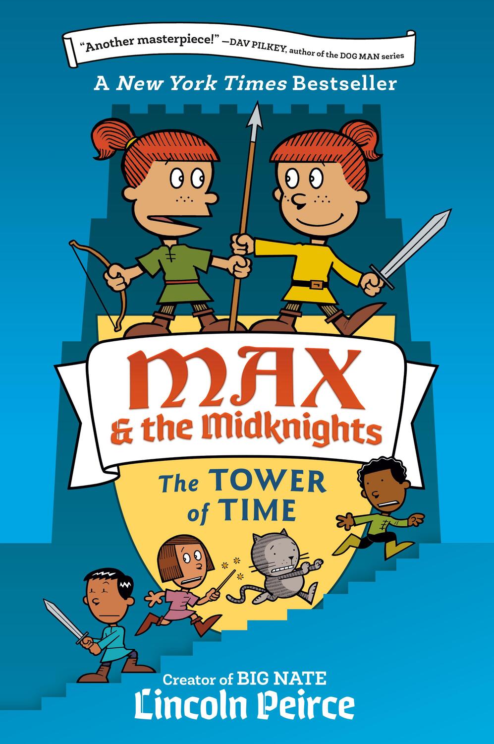 Cover: 9780593377925 | Max and the Midknights: The Tower of Time | Lincoln Peirce | Buch