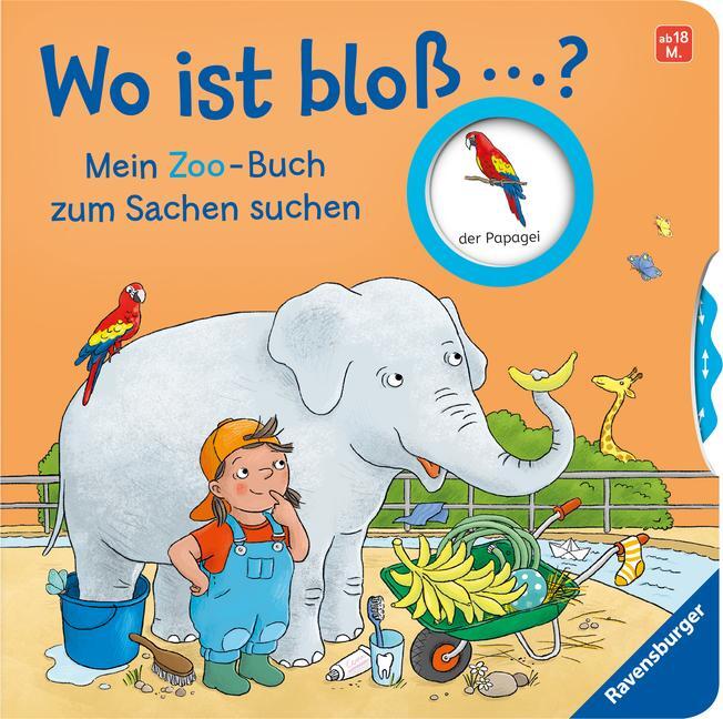 Cover: 9783473418336 | Wo ist bloß...? Mein Zoo-Buch zum Sachen suchen | Kathrin Lena Orso