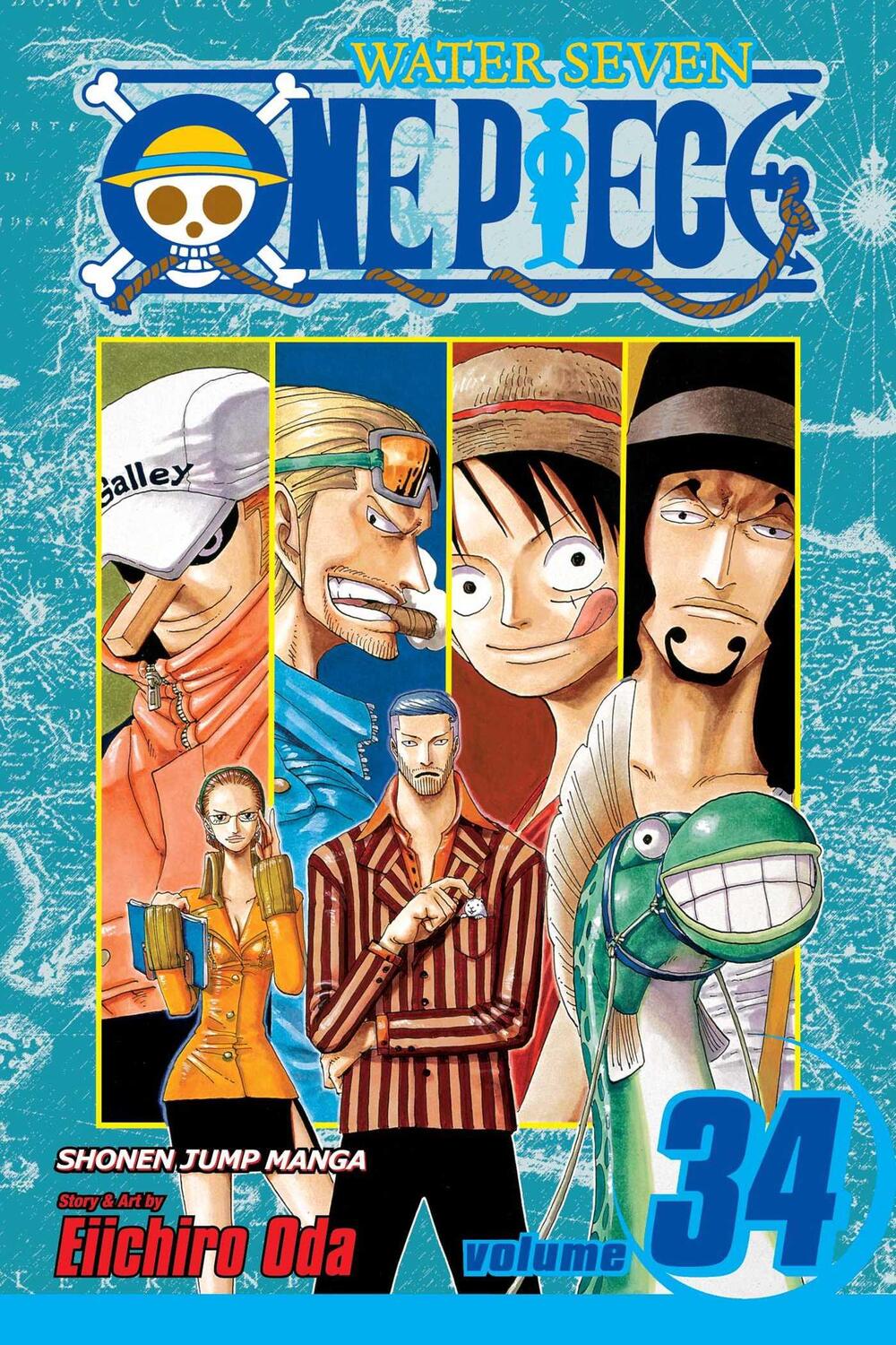 Cover: 9781421534503 | One Piece, Vol. 34 | The City of Water, Water Seven | Eiichiro Oda