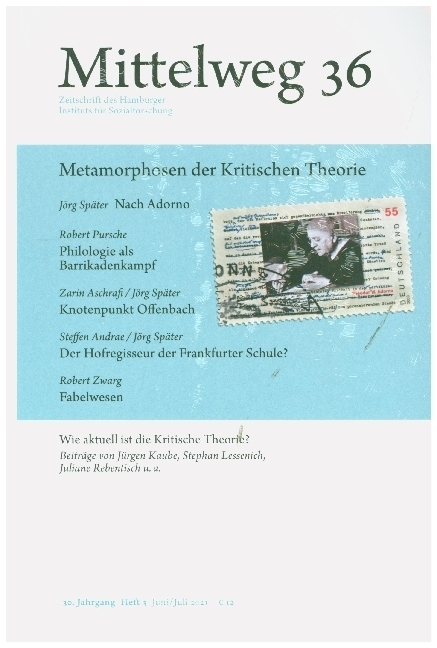 Cover: 9783868547610 | Metamorphosen der Kritischen Theorie | Jörg Später | Taschenbuch