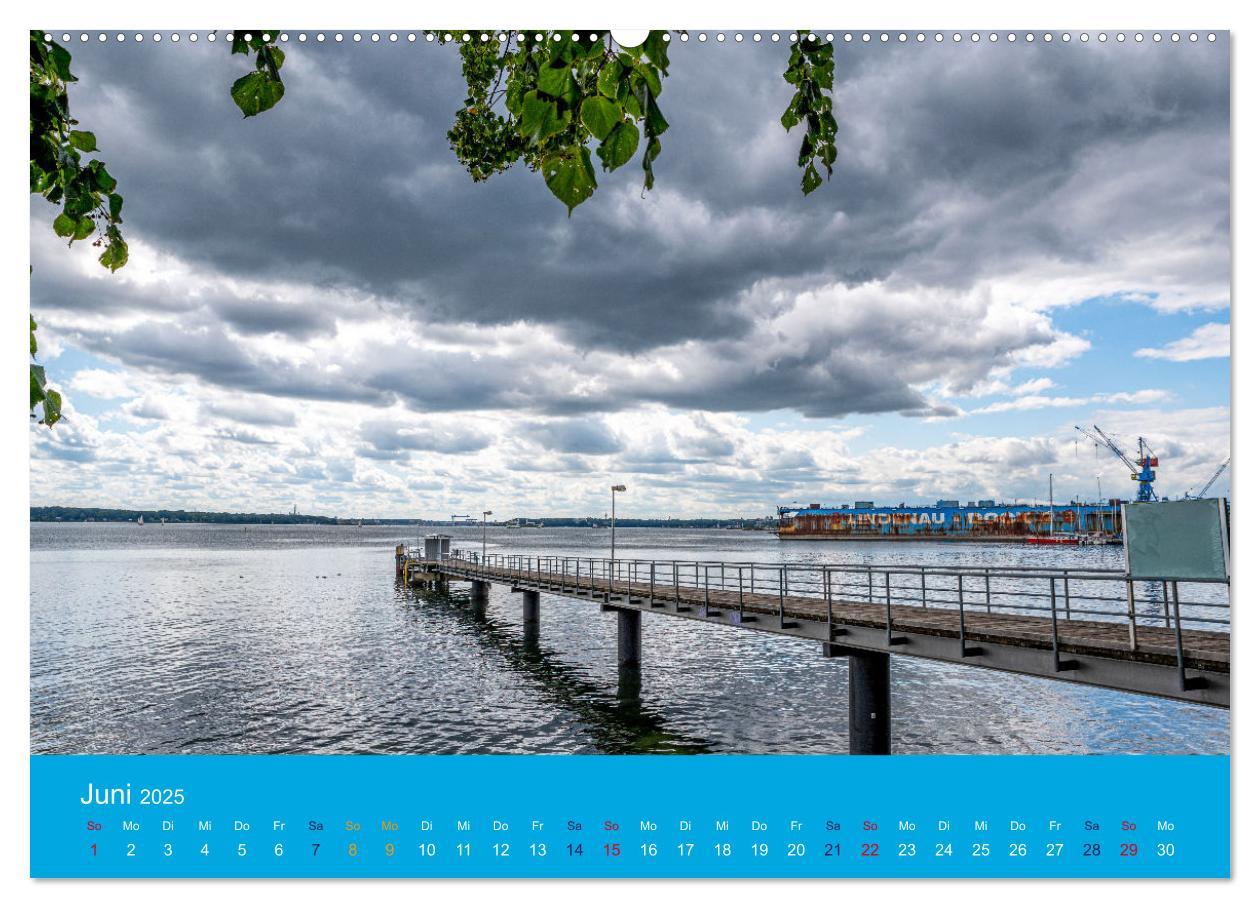 Bild: 9783435084104 | An der Kieler Förde (Wandkalender 2025 DIN A2 quer), CALVENDO...