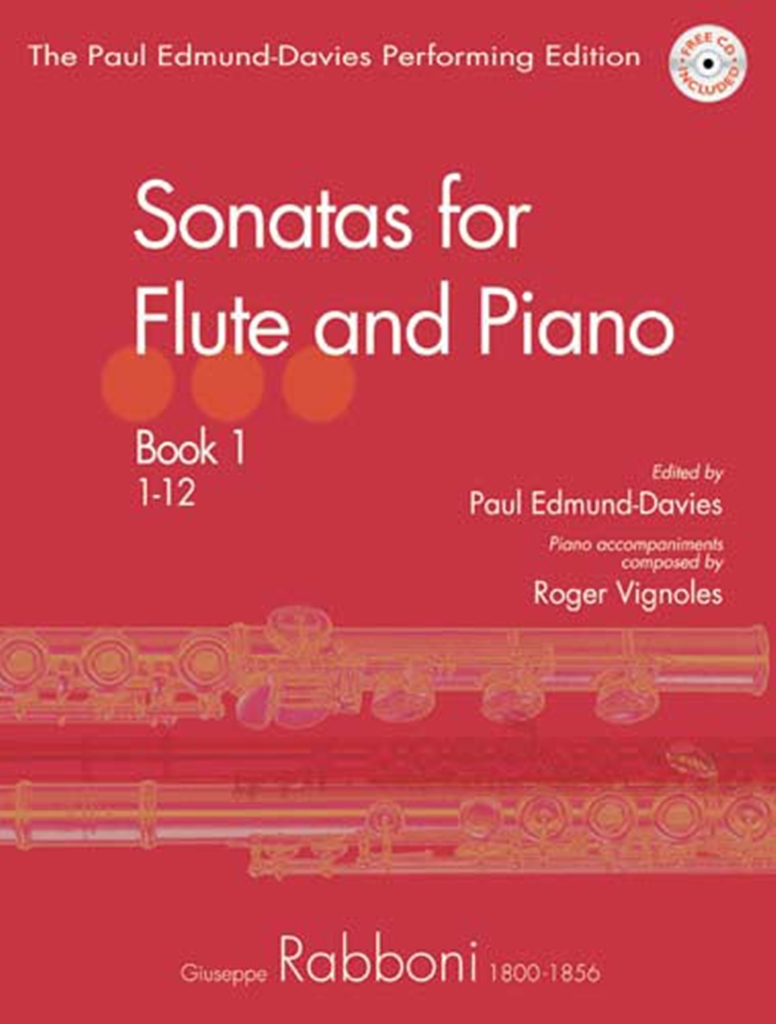 Cover: 9790570242429 | Sonatas for Flute and Piano | Giuseppe Rabonni | Buch + Online-Audio