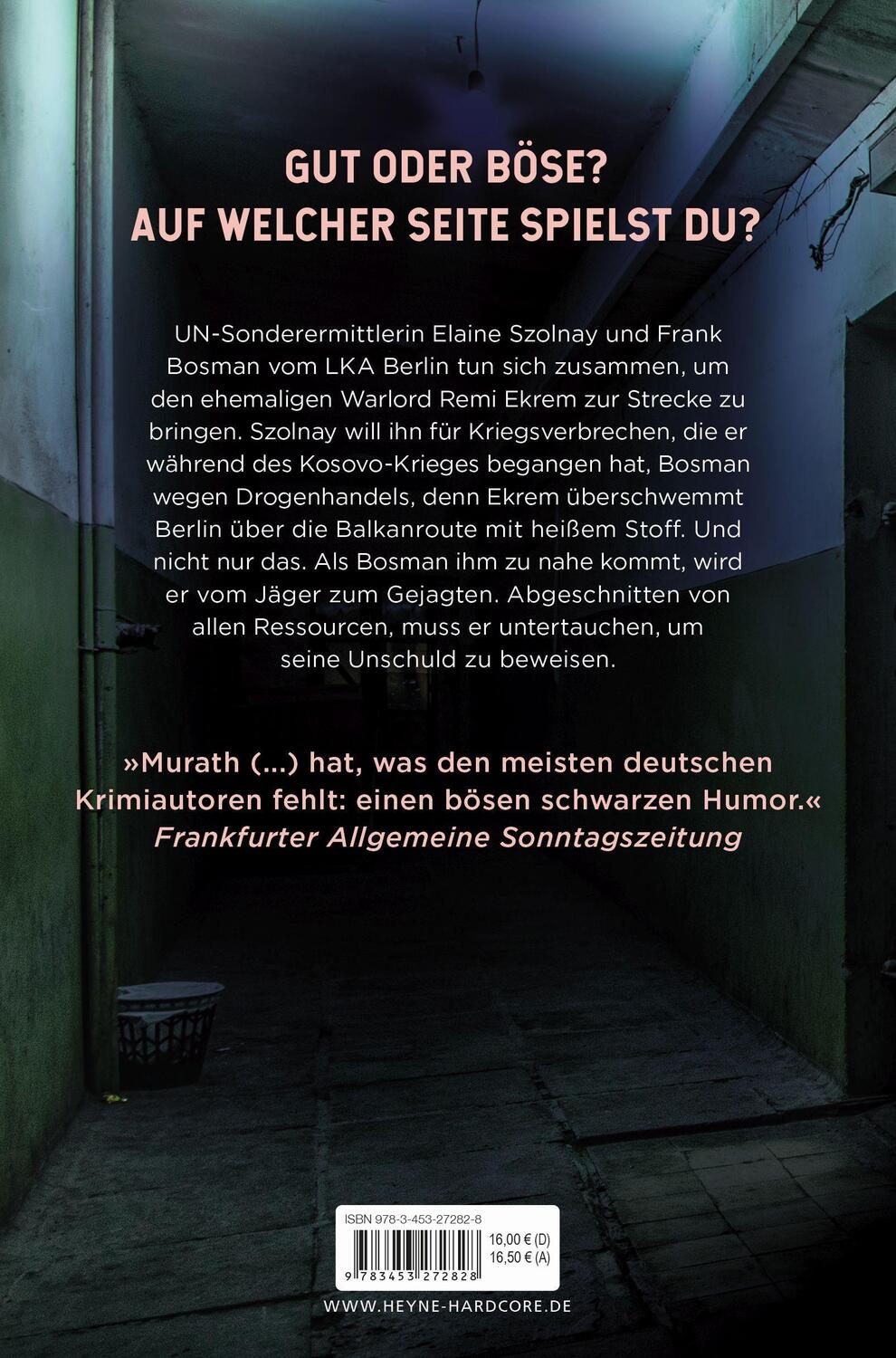Bild: 9783453272828 | Der Bunker | Kriminalroman (Frank-Bosman 2) | Clemens Murath | Buch