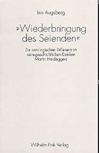 Cover: 9783770538058 | 'Wiederbringung des Seienden' | Ino Augsberg | Taschenbuch | 221 S.