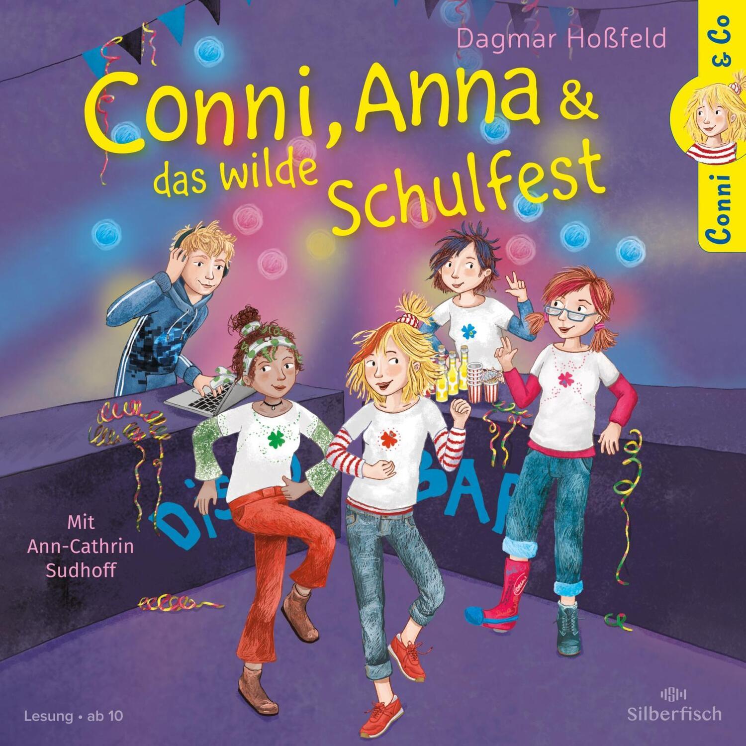 Cover: 9783745603958 | Conni & Co 4: Conni, Anna und das wilde Schulfest | 2 CDs | Hoßfeld