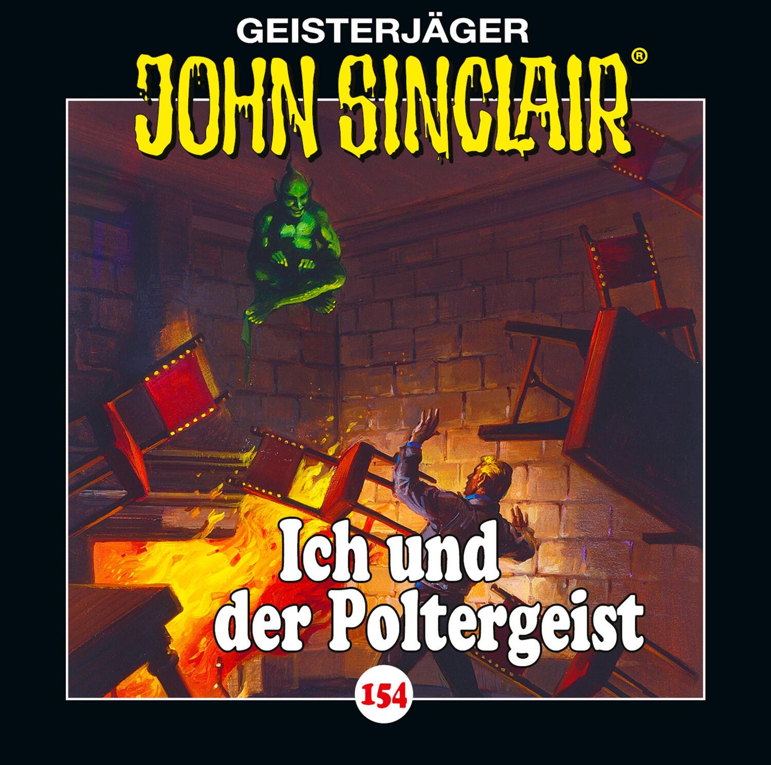 Cover: 9783785784549 | John Sinclair - Folge 154 | Ich und der Poltergeist . Hörspiel. | Dark