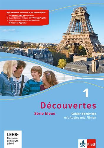 Cover: 9783126221160 | Découvertes Série bleue 1. Cahier d'activités mit Audios und Filmen...