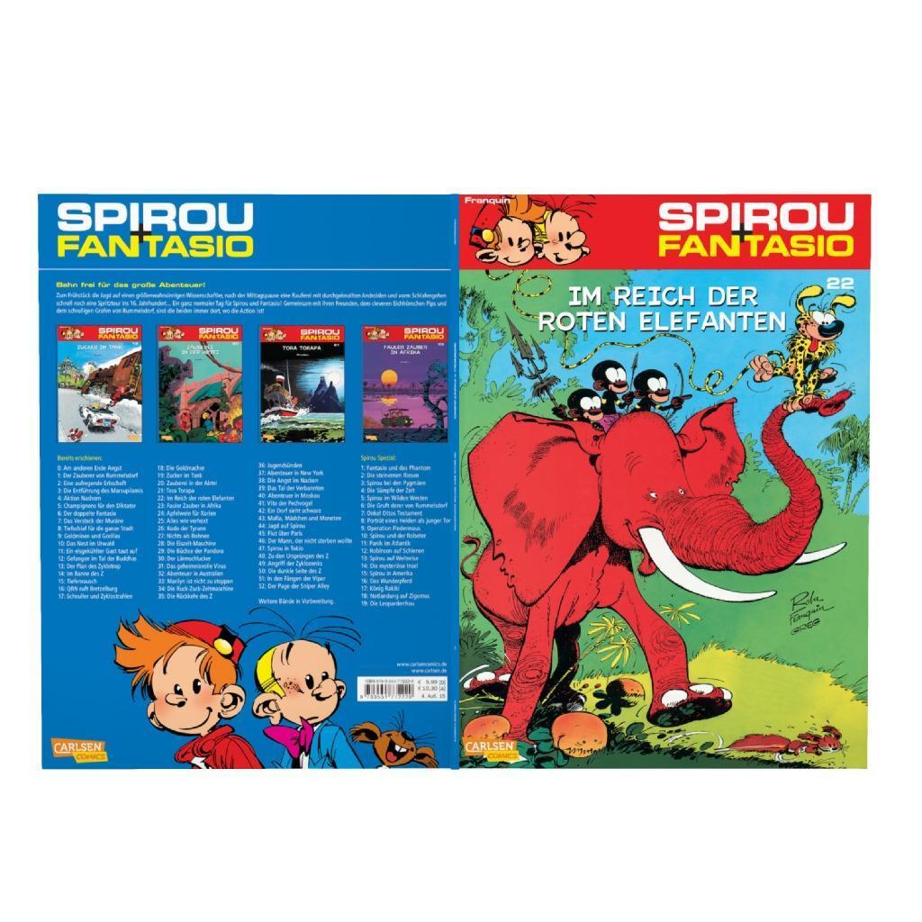 Bild: 9783551772220 | Spirou und Fantasio 22. Im Reich der roten Elefanten | Andre. Franquin