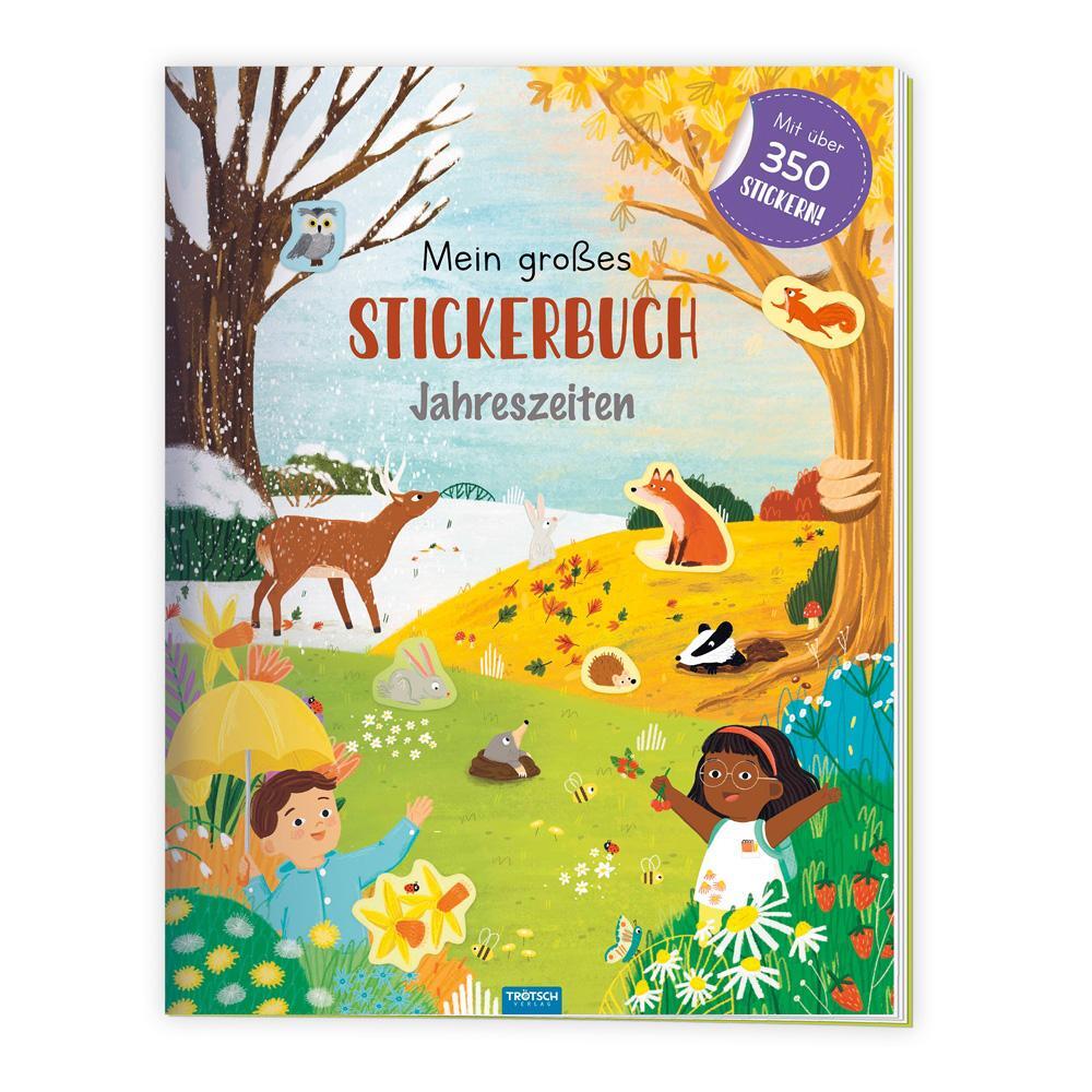 Cover: 9783988021465 | Trötsch Stickerbuch Mein großes Stickerbuch Jahreszeiten | KG | Buch