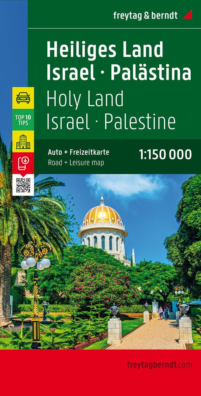 Cover: 9783707907766 | Heiliges Land - Israel - Palästina, Top 10 Tips, Autokarte 1:150.000