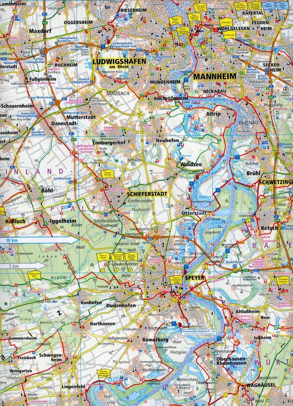 Bild: 9783747301203 | Rhein - Neckar - Pfalz 1:100 000 | (Land-)Karte | Radkarte | Deutsch