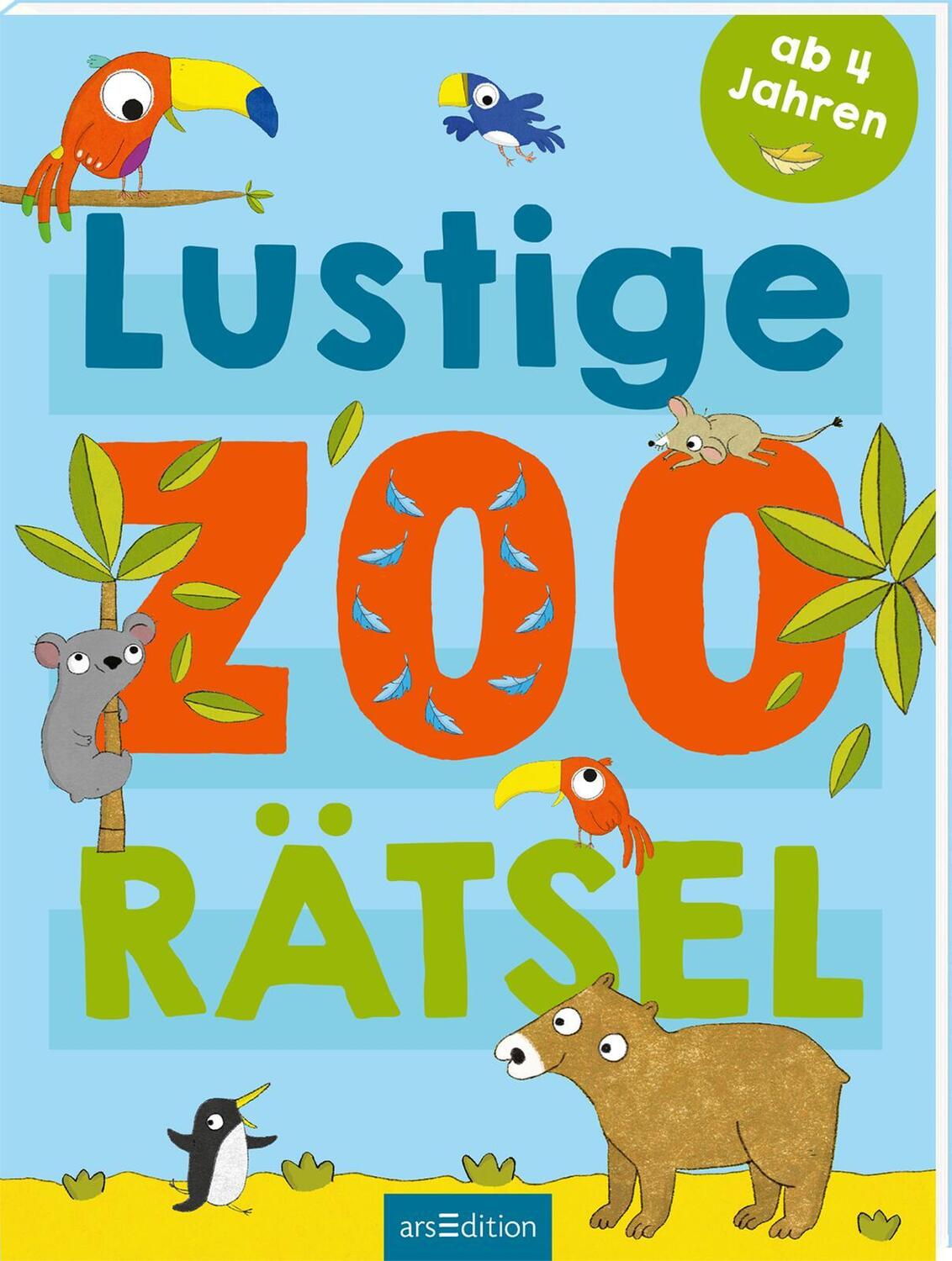 Cover: 9783845851808 | Lustige Zoo-Rätsel | Labyrinthe, Punkterätsel und vieles mehr | Buch