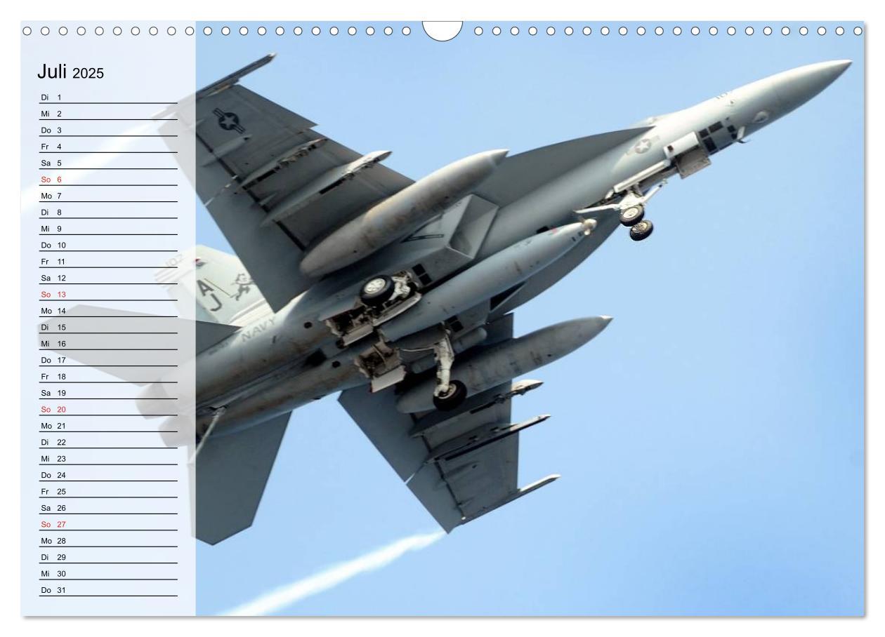 Bild: 9783435529964 | Kriegstechnik. Kampfjet-Impressionen (Wandkalender 2025 DIN A3...