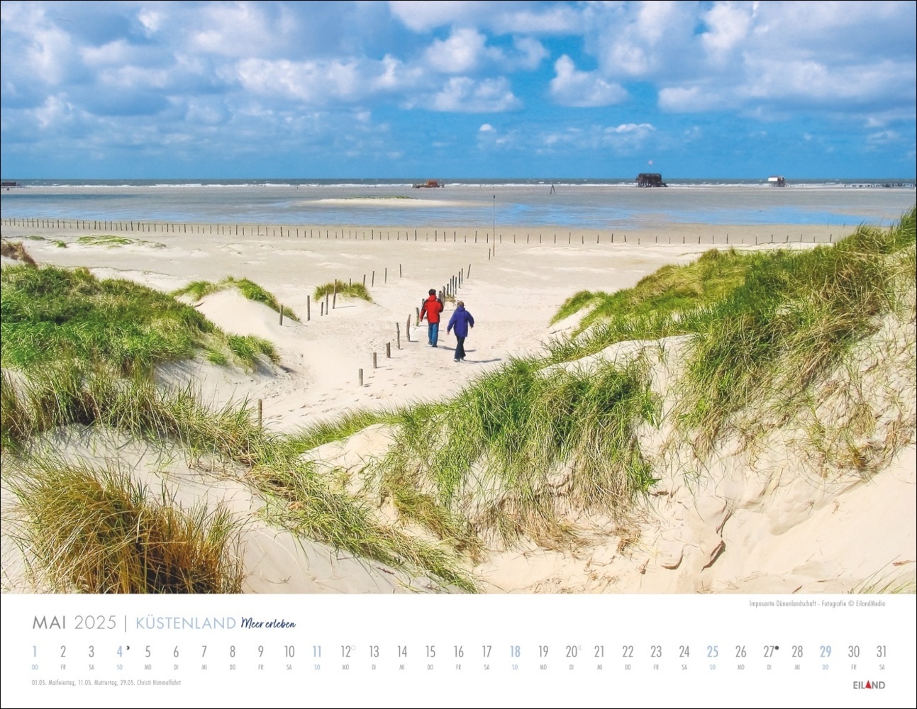 Bild: 9783964023513 | Küstenland Kalender 2025 - Meer erleben | Kalender | Spiralbindung