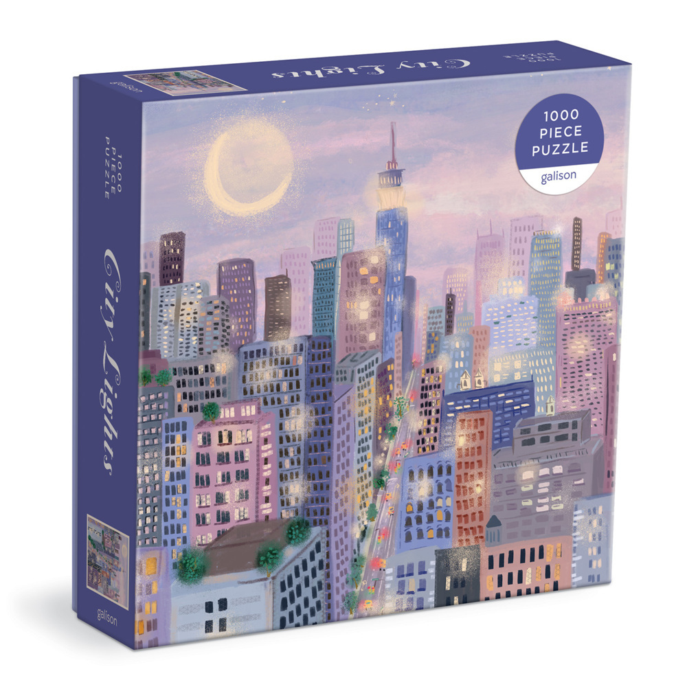Cover: 9780735371675 | City Lights 1000 Pc Puzzle In a Square box | Galison | Spiel | 2022