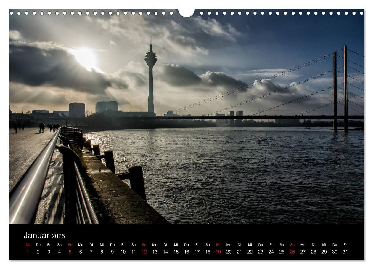 Bild: 9783435610969 | Düsseldorf - Rheinansichten (Wandkalender 2025 DIN A3 quer),...