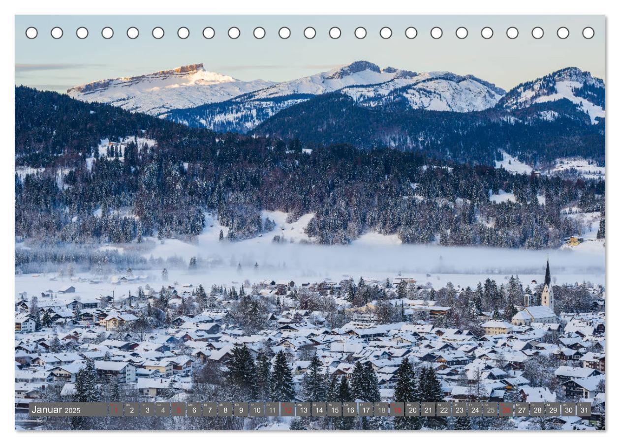 Bild: 9783435493258 | Wanderziele rund um Oberstdorf (Tischkalender 2025 DIN A5 quer),...