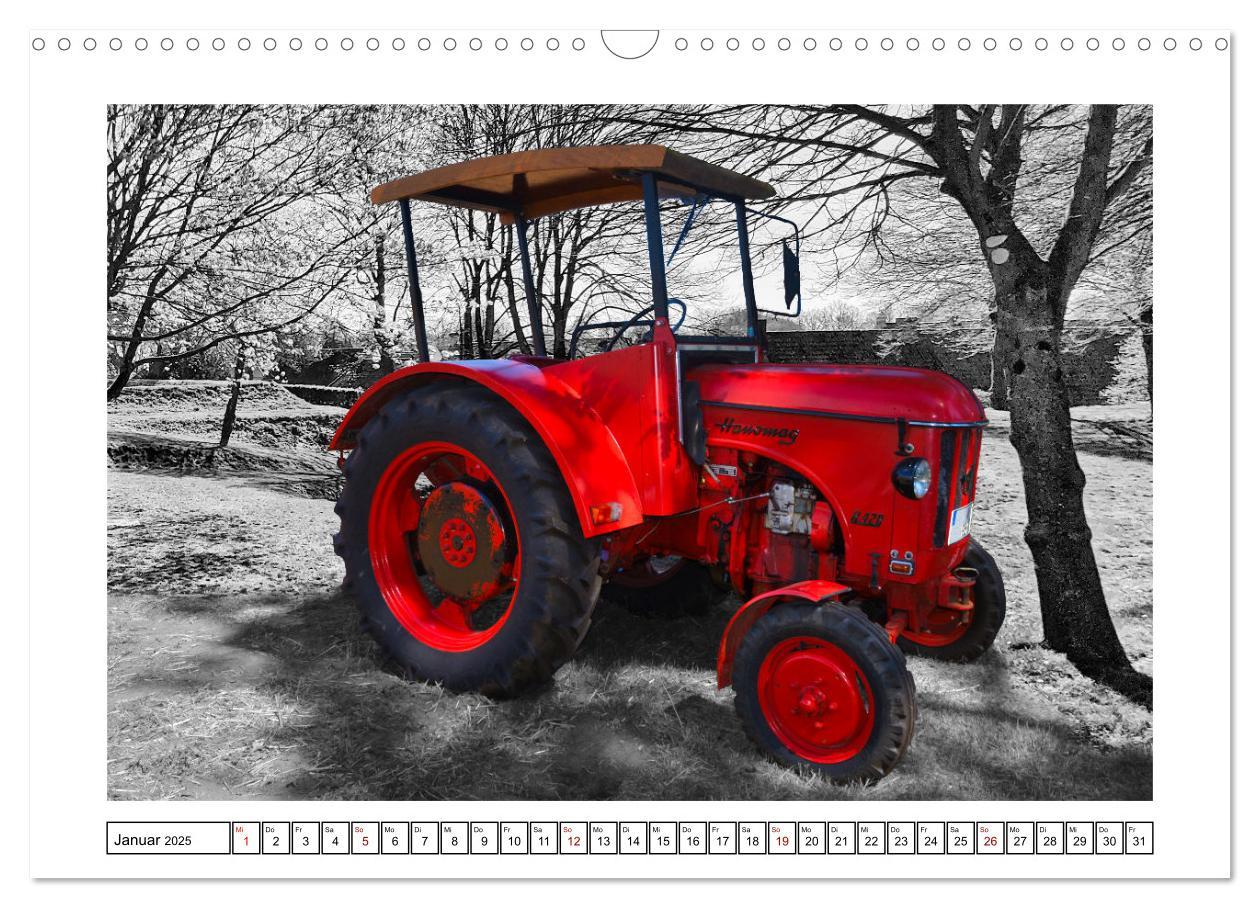 Bild: 9783383942808 | HANOMAG und LANZ Oldtimer Modelle (Wandkalender 2025 DIN A3 quer),...