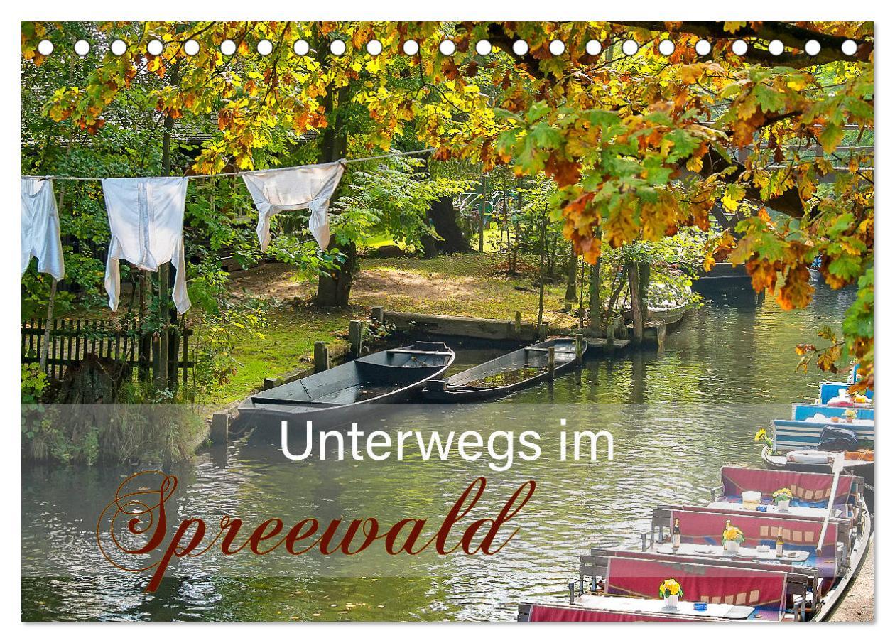 Cover: 9783435198672 | Unterwegs im Spreewald (Tischkalender 2025 DIN A5 quer), CALVENDO...