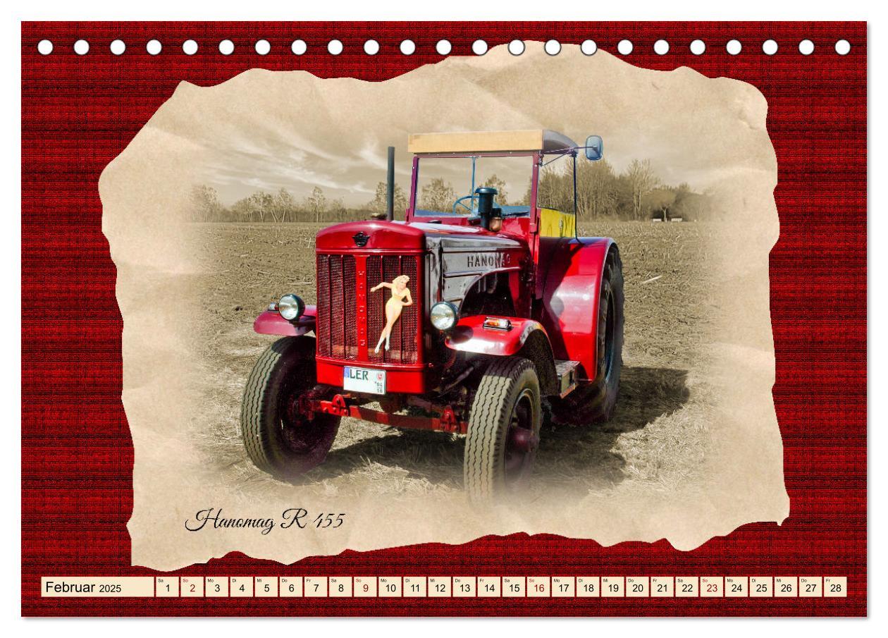 Bild: 9783383864209 | Hanomag Schlepper (Tischkalender 2025 DIN A5 quer), CALVENDO...