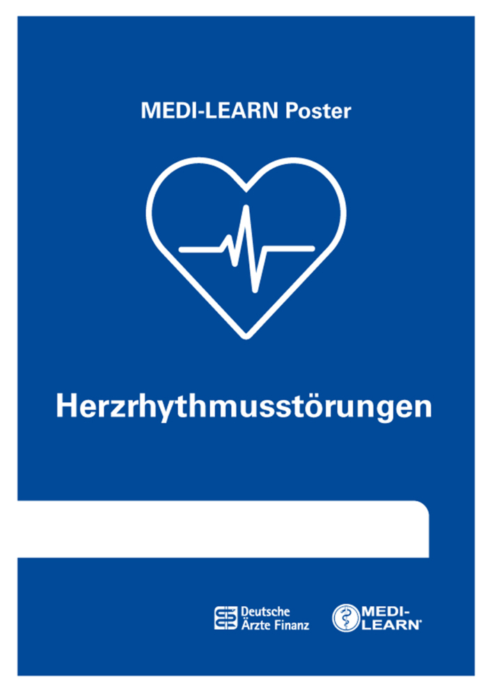 Cover: 9783956581106 | Herzrhythmusstörungen | MEDI-LEARN Poster | Marx | Poster | 1 S.