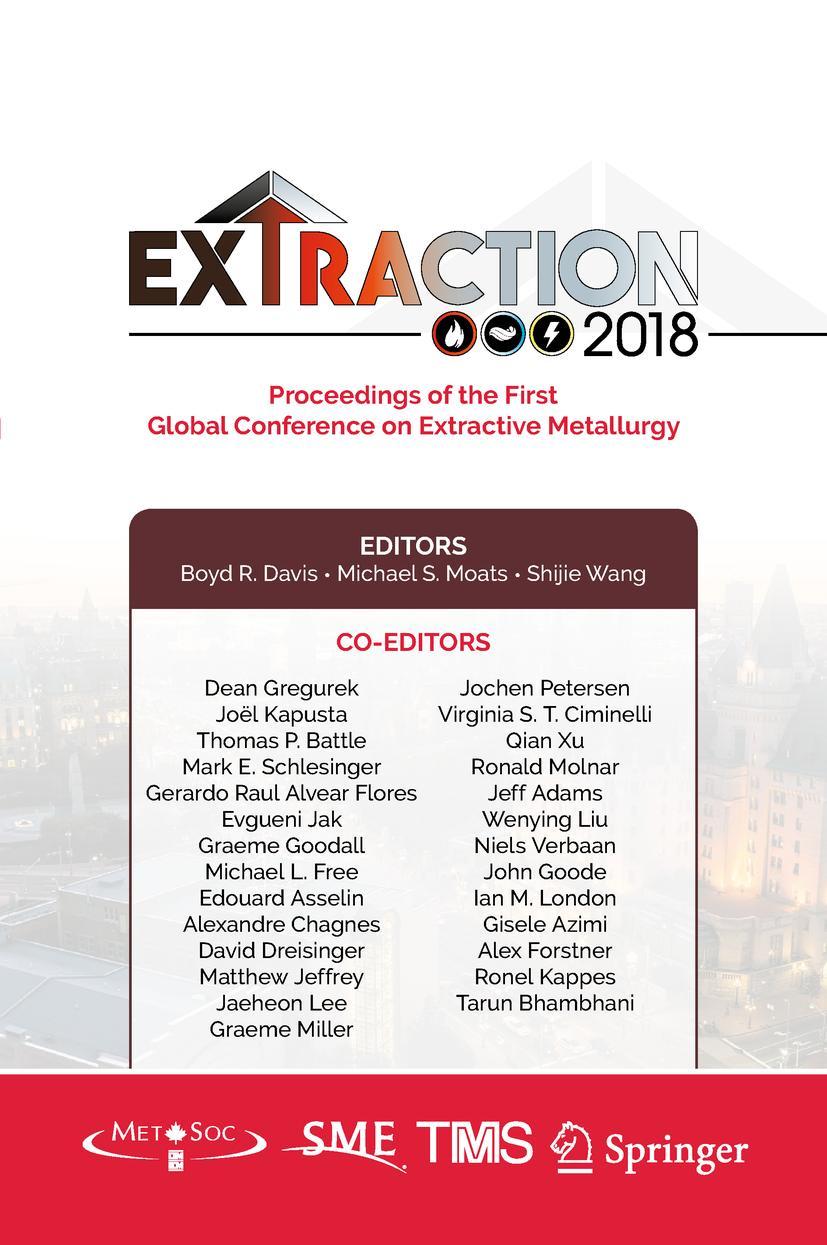 Cover: 9783319950211 | Extraction 2018 | Boyd R. Davis (u. a.) | Buch | 3 Bücher | Englisch