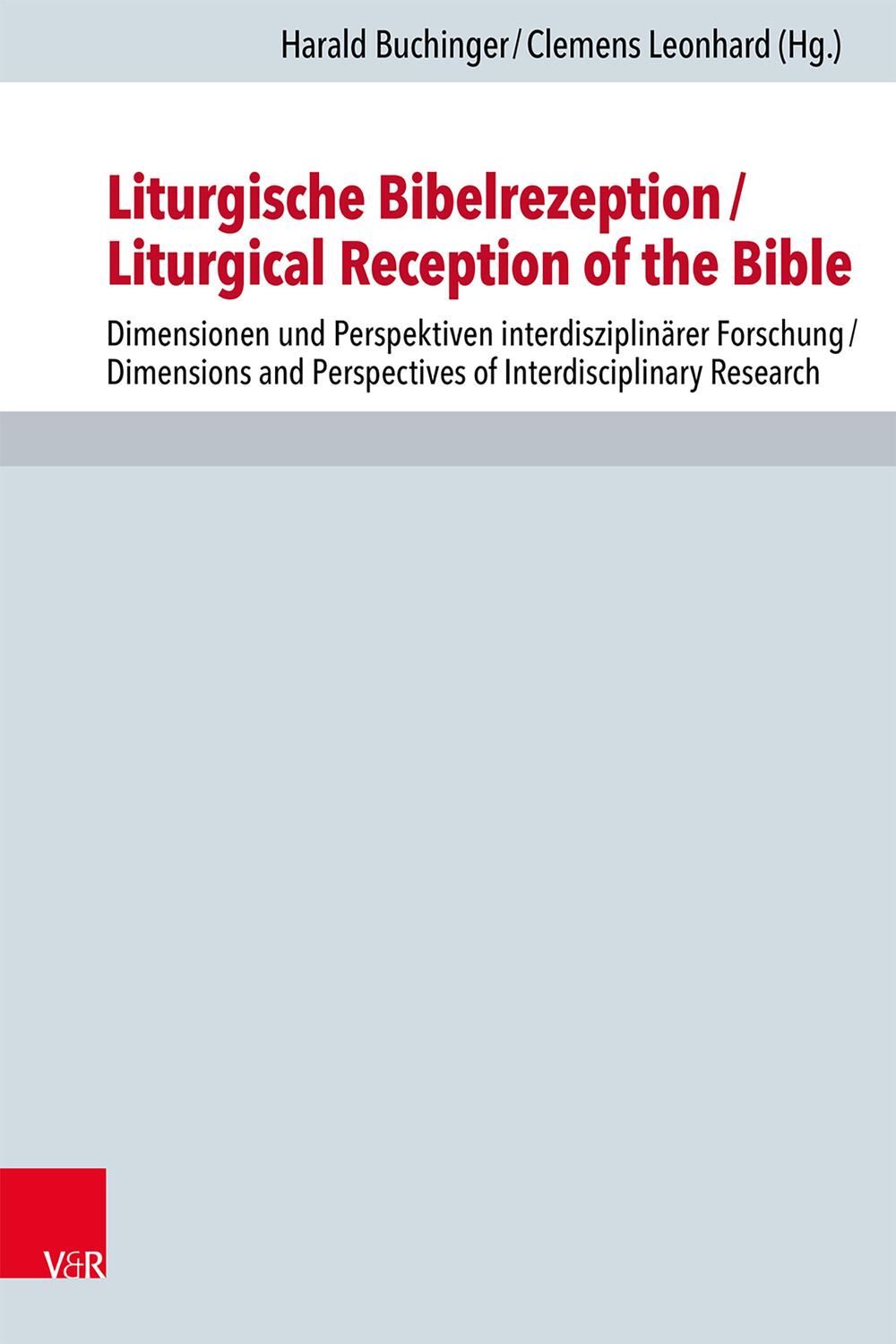 Cover: 9783525567296 | Liturgische Bibelrezeption/Liturgical Reception of the Bible | Buch