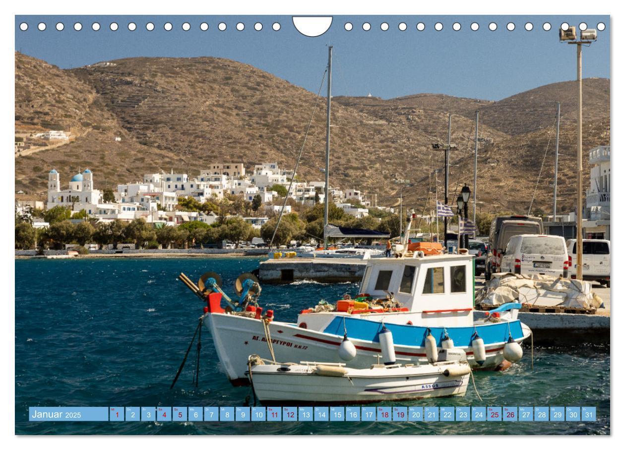 Bild: 9783435000500 | Amorgos - Kykladenimpressionen (Wandkalender 2025 DIN A4 quer),...