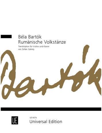 Cover: 9790008009105 | Rumänische Volkstänze | für Violine und Klavier. | Béla Bartók | Buch