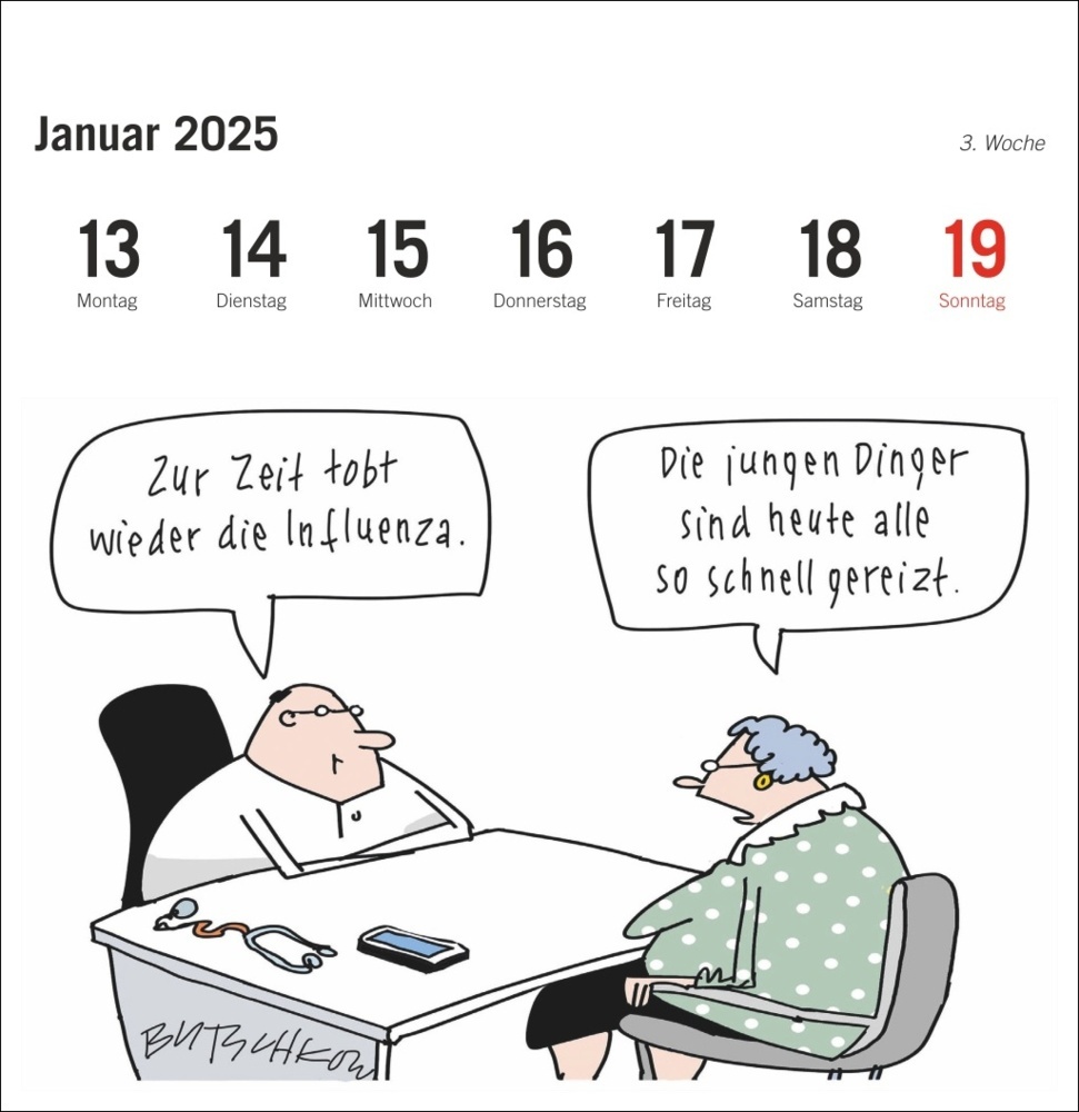 Bild: 9783756408252 | Peter Butschkow: Alt ist nur eine Taste Premium-Postkartenkalender...