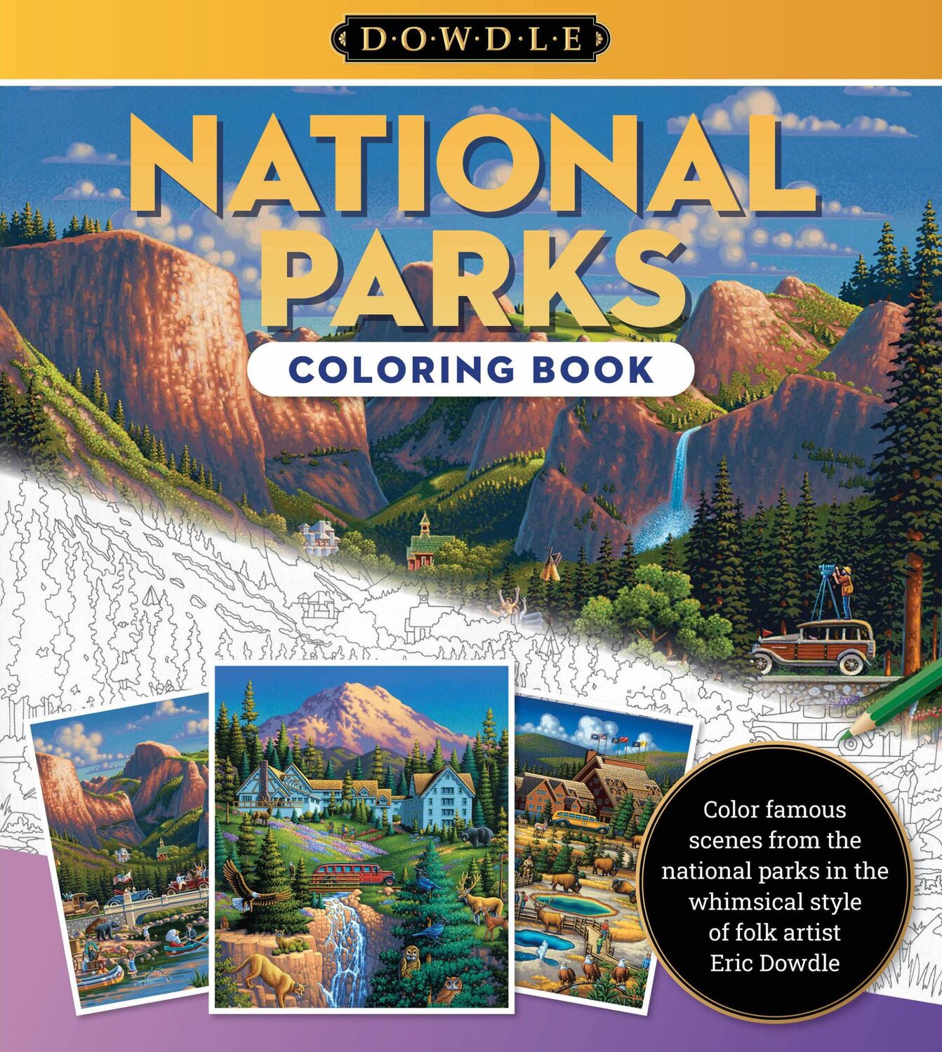 Cover: 9780760385371 | Eric Dowdle Coloring Book: National Parks | Eric Dowdle | Taschenbuch