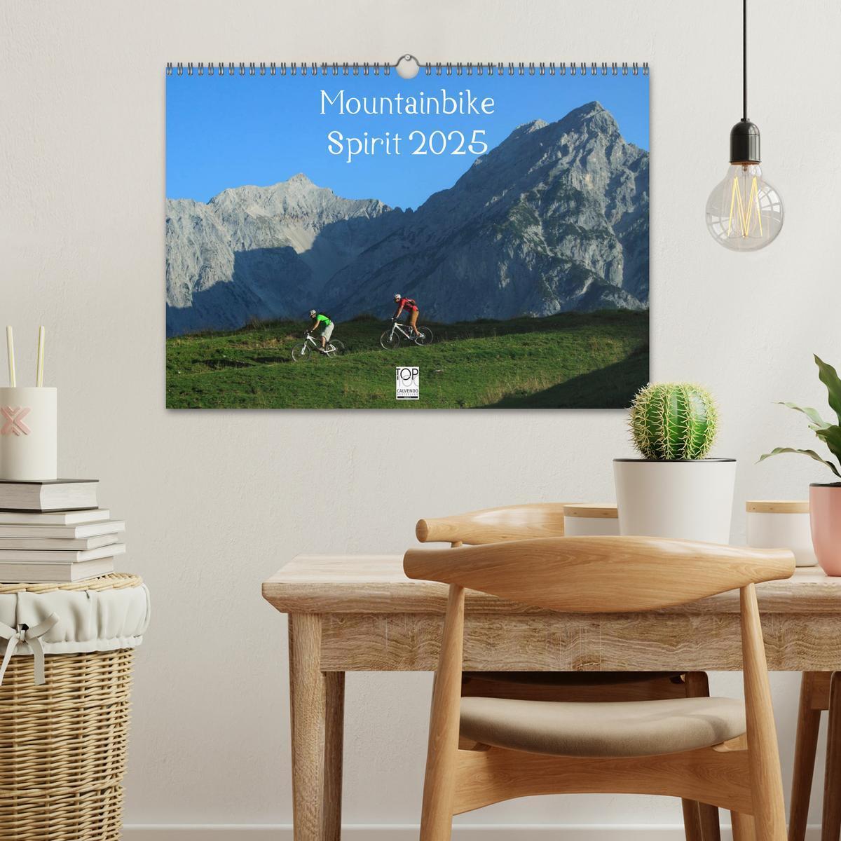 Bild: 9783435833511 | Mountainbike Spirit 2025 (Wandkalender 2025 DIN A3 quer), CALVENDO...