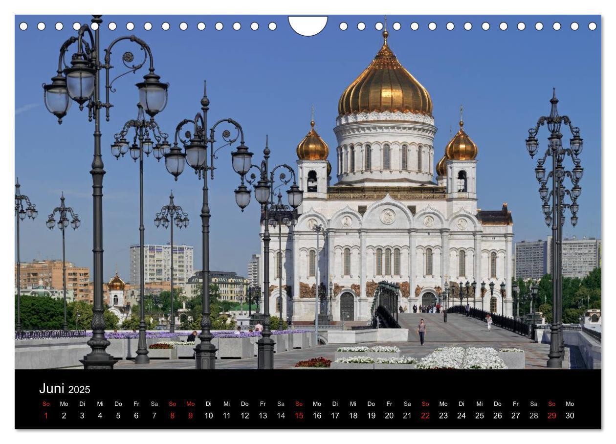 Bild: 9783435684304 | Moskau (Wandkalender 2025 DIN A4 quer), CALVENDO Monatskalender | 2025