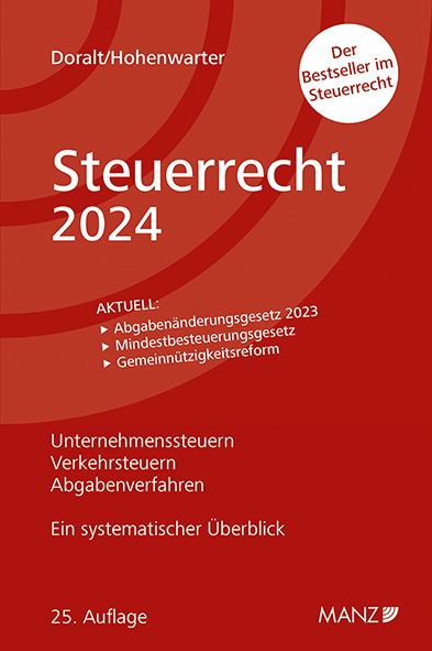 Cover: 9783214255657 | Steuerrecht 2024 | Ein systematischer Überblick | Doralt (u. a.)