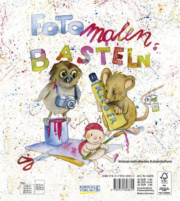 Cover: 9783731828815 | Foto-Malen-Basteln für Kinder, weiß | Kalender | 14 S. | Deutsch