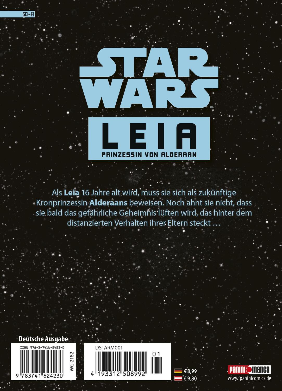 Rückseite: 9783741624230 | Star Wars - Leia, Prinzessin von Alderaan (Manga) 01 | Bd. 1 | Buch
