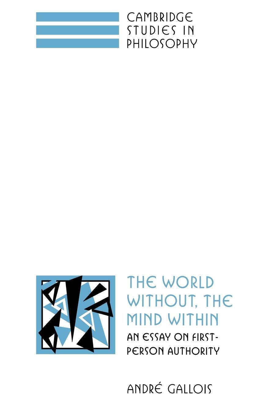 Cover: 9780521050210 | The World Without, the Mind Within | Andra Gallois (u. a.) | Buch